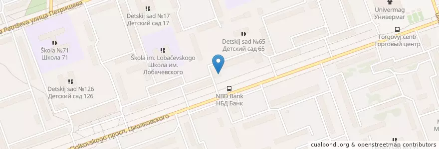 Mapa de ubicacion de Дзержинск 606029 en Rusia, Приволжский Федеральный Округ, Óblast De Nizhni Nóvgorod, Городской Округ Дзержинск.