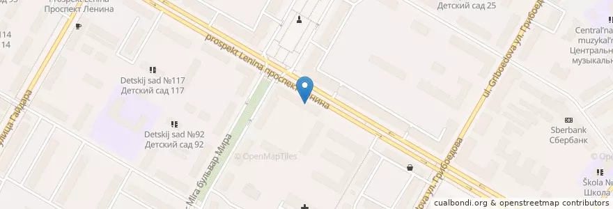 Mapa de ubicacion de Дзержинск 606023 en 러시아, Приволжский Федеральный Округ, Нижегородская Область, Городской Округ Дзержинск.