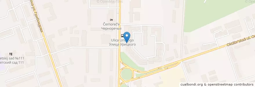Mapa de ubicacion de Дзержинск 606008 en Rússia, Приволжский Федеральный Округ, Нижегородская Область, Городской Округ Дзержинск.