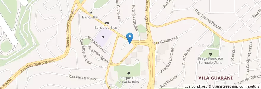 Mapa de ubicacion de Santander en Бразилия, Юго-Восточный Регион, Сан-Паулу, Região Geográfica Intermediária De São Paulo, Região Metropolitana De São Paulo, Região Imediata De São Paulo, Сан-Паулу.