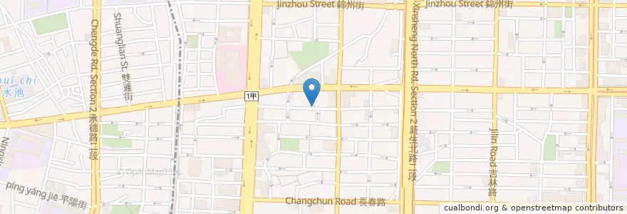 Mapa de ubicacion de 海大富居酒屋 en Taiwan, 新北市, Taipei, 中山區.