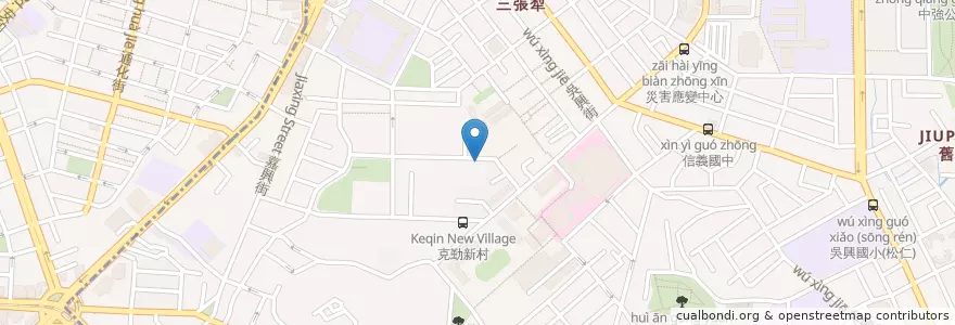 Mapa de ubicacion de 停車入口 en Taiwan, Nuova Taipei, Taipei, 大安區.