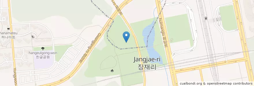Mapa de ubicacion de 천안아산상생협력센터도서관 en 대한민국, 충청남도, 아산시.