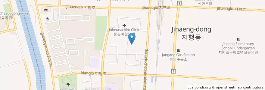 Mapa de ubicacion de 두드림 패션센터 en Республика Корея, Кёнгидо, 동두천시.
