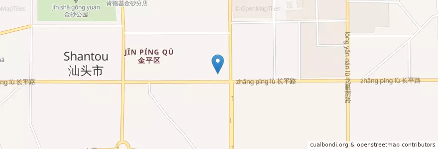 Mapa de ubicacion de KFC en Çin, Guangdong, Shantou, 金平区, 石炮台街道.