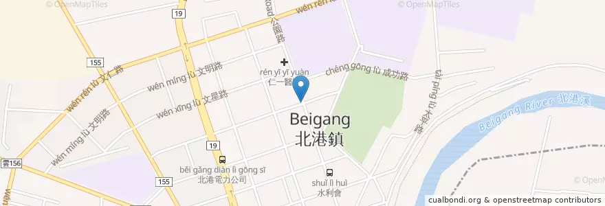 Mapa de ubicacion de 八方雲集 en 臺灣, 臺灣省, 雲林縣, 北港鎮.