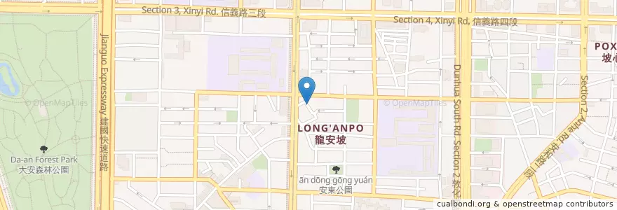Mapa de ubicacion de Dick Place en Taiwan, Neu-Taipeh, Taipeh, Da’An.