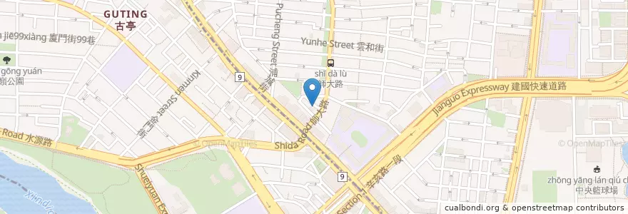 Mapa de ubicacion de Kiwi Gourmet Burgers en Taiwan, New Taipei, Taipei.