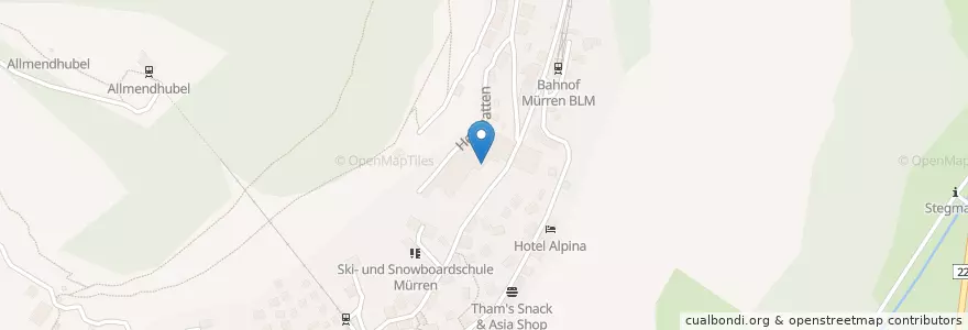 Mapa de ubicacion de Hugs & Cups en スイス, ベルン, Verwaltungsregion Oberland, Verwaltungskreis Interlaken-Oberhasli, Lauterbrunnen.