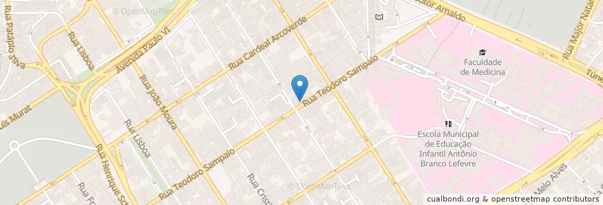 Mapa de ubicacion de Droga Raia en ブラジル, 南東部地域, サンパウロ, Região Geográfica Intermediária De São Paulo, Região Metropolitana De São Paulo, Região Imediata De São Paulo, サンパウロ.