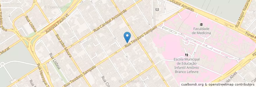 Mapa de ubicacion de California Lanchonete & Restaurante en Brezilya, Güneydoğu Bölgesi, Сан Паулу, Região Geográfica Intermediária De São Paulo, Região Metropolitana De São Paulo, Região Imediata De São Paulo, Сан Паулу.