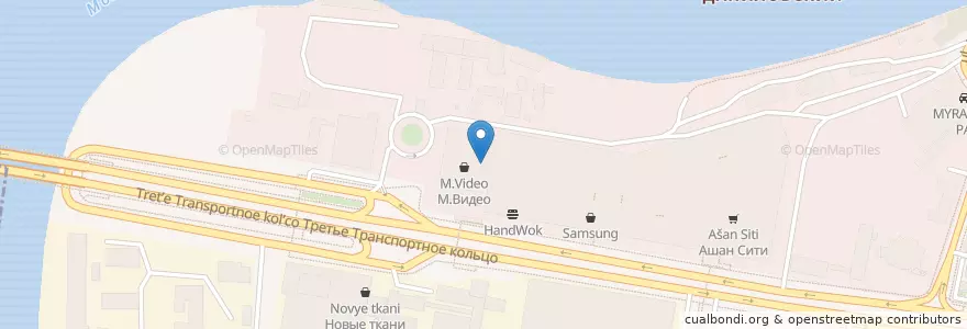 Mapa de ubicacion de Il Патио en Rusland, Centraal Federaal District, Moskou, Южный Административный Округ, Даниловский Район.