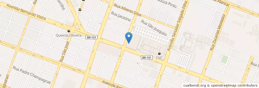 Mapa de ubicacion de Bob's en Бразилия, Северо-Восточный Регион, Риу-Гранди-Ду-Норти, Região Geográfica Intermediária De Natal, Microrregião De Natal, Натал.
