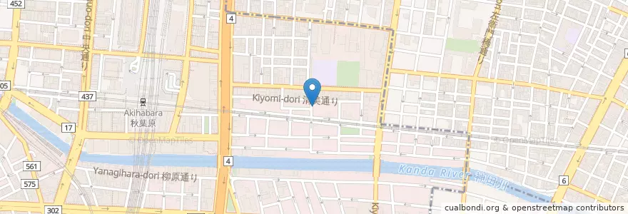 Mapa de ubicacion de とんとん亭 en Japón, Tokio.
