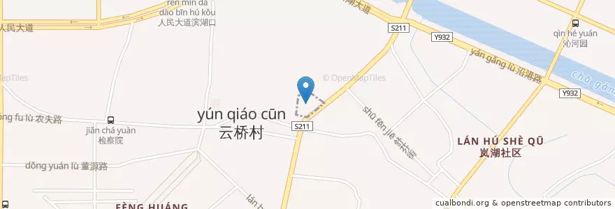 Mapa de ubicacion de 五里垦殖场 en China, Jiangxi, 南昌市, 进贤县, 民和镇, 五里垦殖场.
