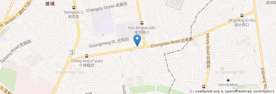 Mapa de ubicacion de 三兄弟牛肉麵 en Taiwan, 新北市, 板橋區.