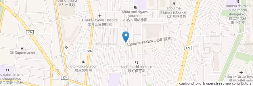 Mapa de ubicacion de 永昌園 en ژاپن, 東京都, 江東区.
