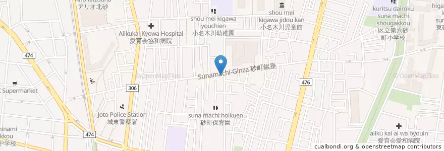 Mapa de ubicacion de ラ セリオ en Japan, Tokyo, Koto.