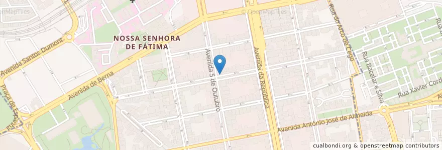 Mapa de ubicacion de Bicicletas Gira Estação 426 en ポルトガル, Área Metropolitana De Lisboa, Lisboa, Grande Lisboa, リスボン, Avenidas Novas.