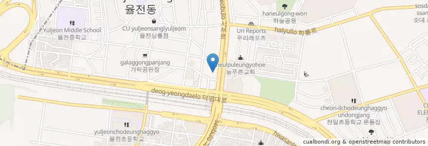 Mapa de ubicacion de KB국민은행 성대역점 en Korea Selatan, Gyeonggi, 수원시, 장안구.