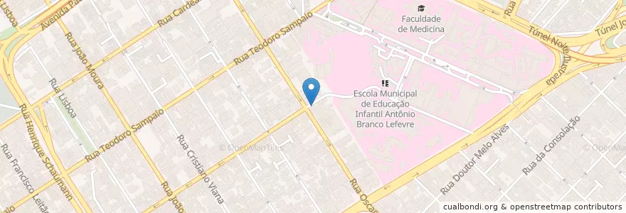 Mapa de ubicacion de Med Maria en ブラジル, 南東部地域, サンパウロ, Região Geográfica Intermediária De São Paulo, Região Metropolitana De São Paulo, Região Imediata De São Paulo, サンパウロ.