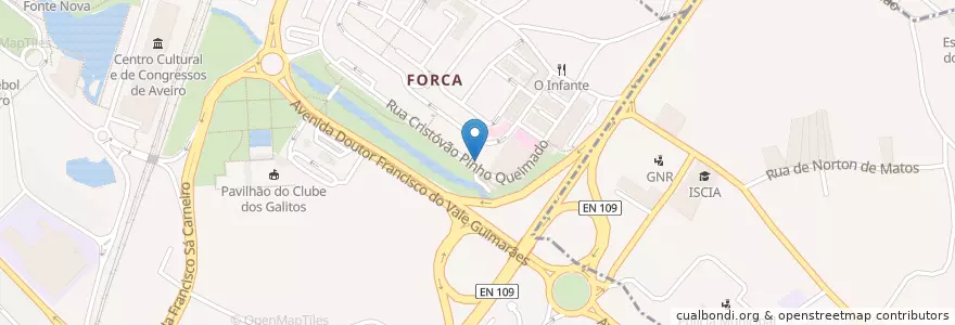 Mapa de ubicacion de Europcar en Portugal, Aveiro, Centre, Baixo Vouga, Aveiro, Glória E Vera Cruz.