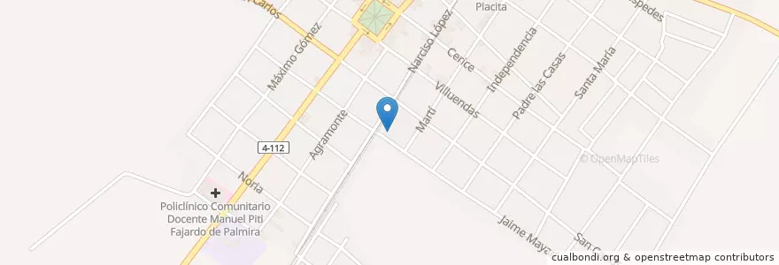 Mapa de ubicacion de CMF en 古巴, Cienfuegos, Palmira.