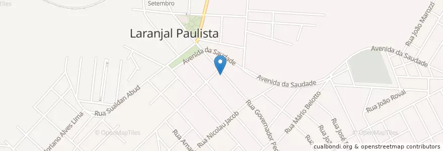 Mapa de ubicacion de Bar do Maninho en Brasil, Región Sudeste, San Pablo, Região Geográfica Intermediária De Campinas, Região Imediata De Piracicaba, Laranjal Paulista.