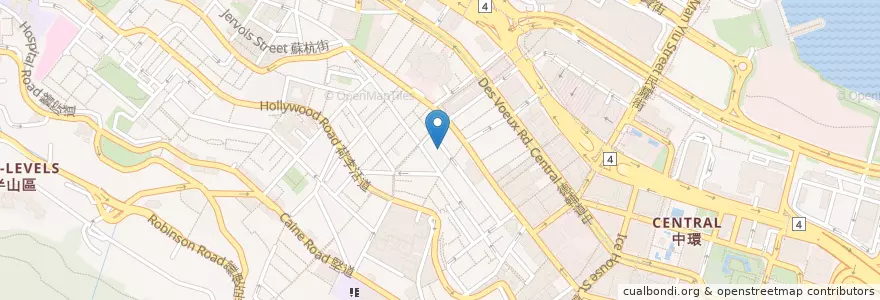 Mapa de ubicacion de 太平館餐廳 Tai Ping Koon Restaurant en Çin, Guangdong, Hong Kong, Hong Kong Adası, Yeni Bölgeler, 中西區 Central And Western District.