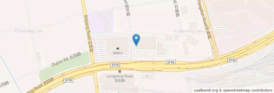 Mapa de ubicacion de KFC en Cina, Shanghai, Pudong.