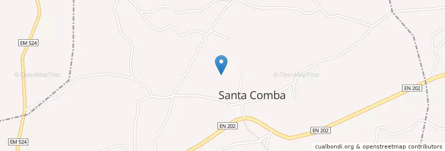 Mapa de ubicacion de Santa Comba en Portugal, Norte, Alto Minho, Viana Do Castelo, Ponte De Lima, Santa Comba.