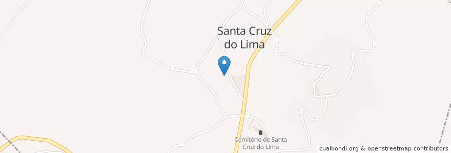 Mapa de ubicacion de Santa Cruz do Lima en Portugal, North, Alto Minho, Viana Do Castelo, Ponte De Lima, Santa Cruz Do Lima.