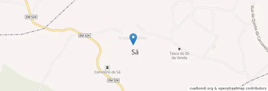 Mapa de ubicacion de Sá en Portugal, Nord, Alto Minho, Viana Do Castelo, Ponte De Lima, Sá.