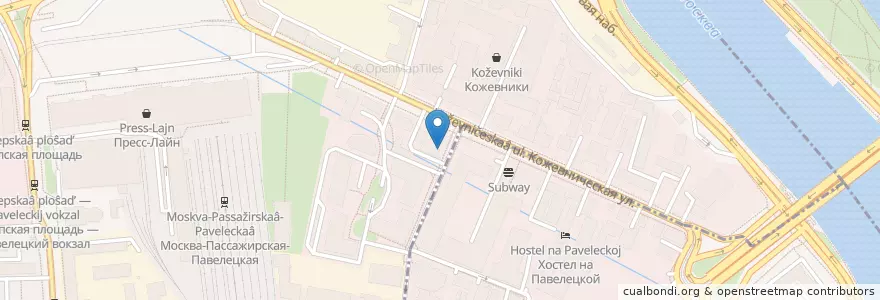 Mapa de ubicacion de Доктор рядом en Russland, Föderationskreis Zentralrussland, Moskau, Zentraler Verwaltungsbezirk, Даниловский Район, Rajon Samoskworetschje.