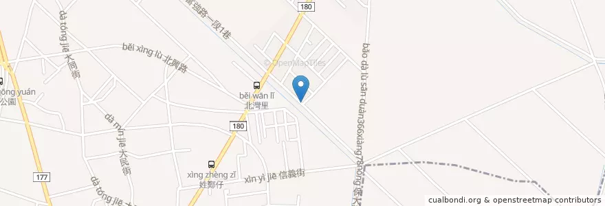 Mapa de ubicacion de 生命樹關懷協會 en Taïwan, Tainan, District De Yongkang.