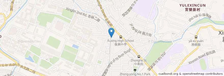 Mapa de ubicacion de 廣福宮 en تایوان, 新北市, تایپه, 北投區.
