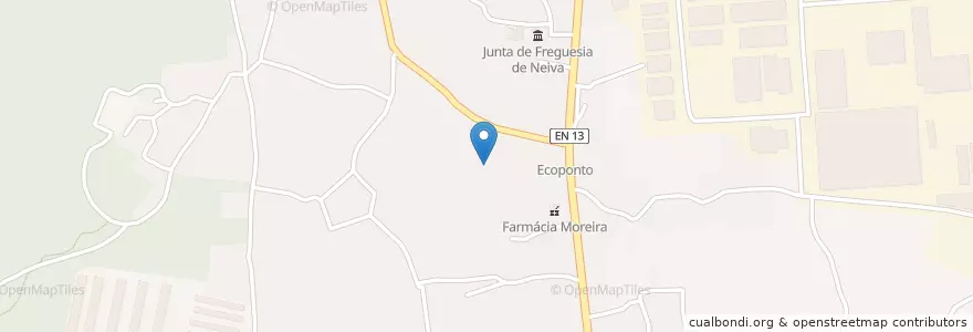 Mapa de ubicacion de São Romão de Neiva en 葡萄牙, 北部大區, Alto Minho, Viana Do Castelo, Viana Do Castelo, São Romão De Neiva.