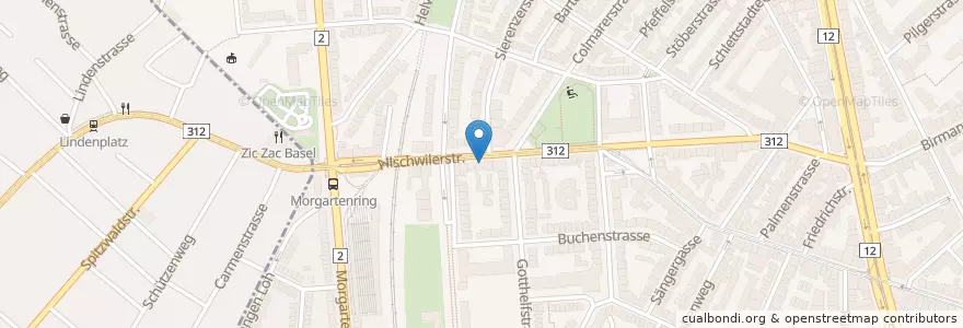 Mapa de ubicacion de Bar Amici Mici en Switzerland, Basel-City, Basel.