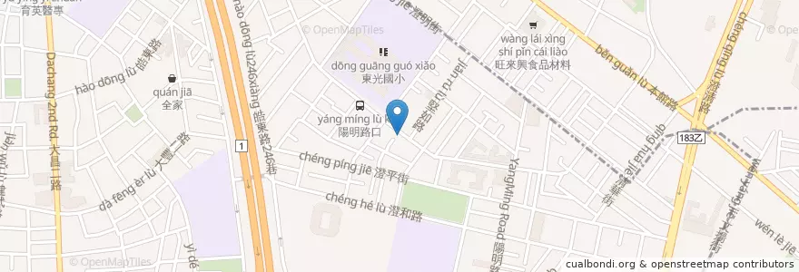 Mapa de ubicacion de 燒烤飯糰 en تايوان, كاوهسيونغ, 三民區.