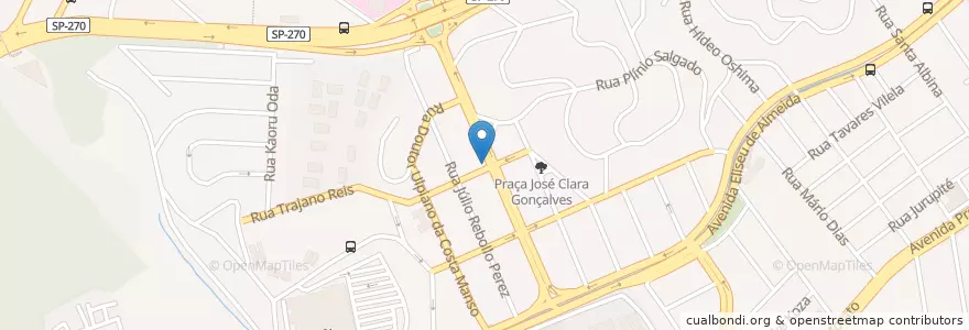 Mapa de ubicacion de Droga Raia en برزیل, منطقه جنوب شرقی برزیل, سائوپائولو, Região Geográfica Intermediária De São Paulo, Região Metropolitana De São Paulo, Região Imediata De São Paulo, سائوپائولو.