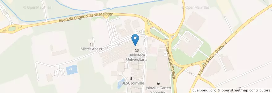 Mapa de ubicacion de Univille Anfiteatro II en Brasil, Região Sul, Santa Catarina, Região Geográfica Intermediária De Joinville, Microrregião De Joinville, Joinville.