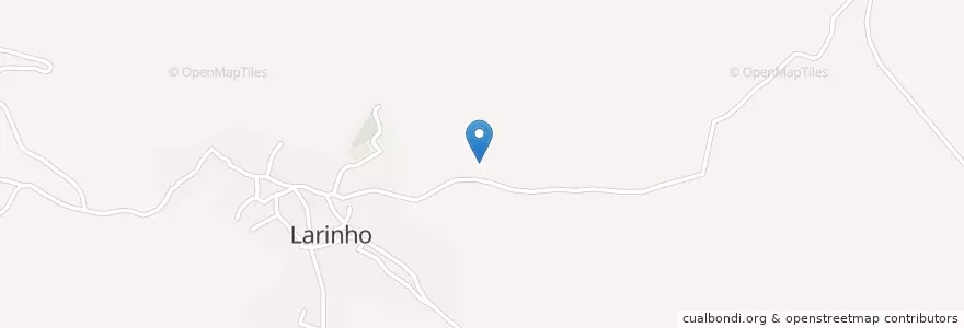 Mapa de ubicacion de Larinho en Portugal, North, Bragança District, Douro, Torre De Moncorvo, Larinho.