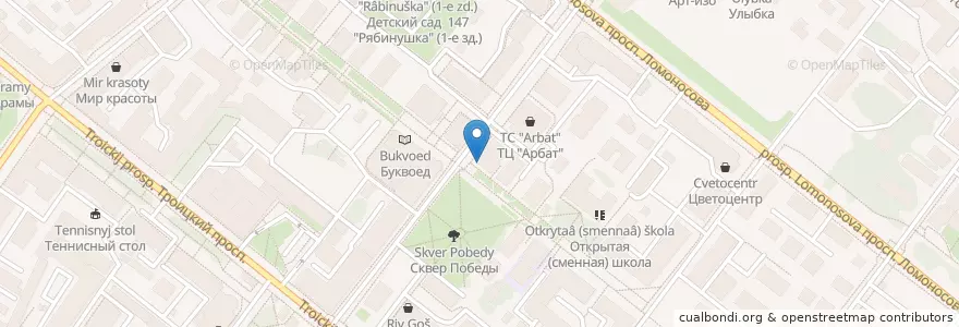 Mapa de ubicacion de Бублик маркет en Russia, Northwestern Federal District, Arkhangelsk Oblast, Primorsky District, Городской Округ Архангельск.