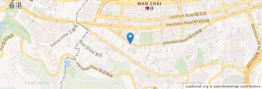 Mapa de ubicacion de Ham & Sherry en Chine, Guangdong, Hong Kong, Île De Hong Kong, Nouveaux Territoires, 灣仔區 Wan Chai District.