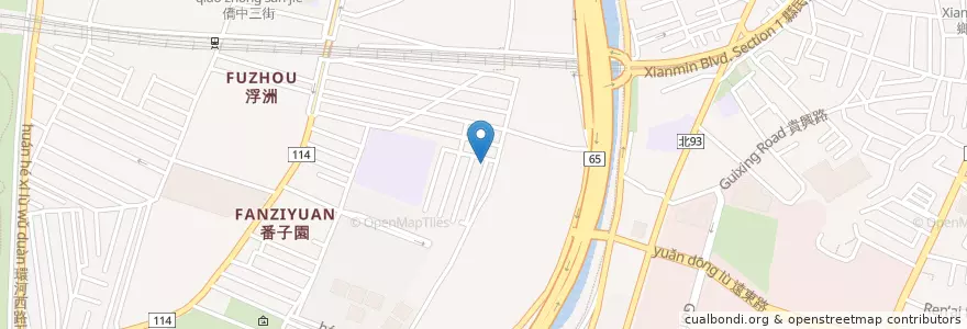 Mapa de ubicacion de 協龍宮 en Тайвань, Новый Тайбэй, 板橋區.