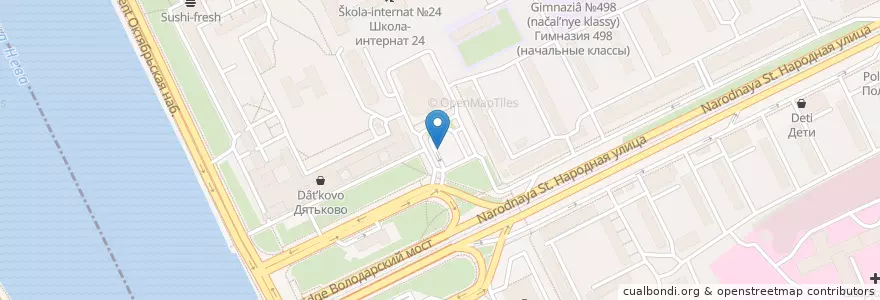 Mapa de ubicacion de МакАвто en 俄罗斯/俄羅斯, Северо-Западный Федеральный Округ, 列宁格勒州, Санкт-Петербург, Невский Район.