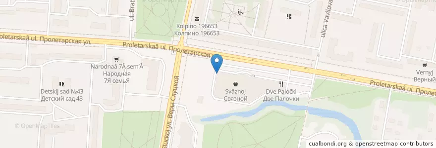 Mapa de ubicacion de МакАвто en 俄罗斯/俄羅斯, Северо-Западный Федеральный Округ, 列宁格勒州, Санкт-Петербург, Колпинский Район, Колпино.