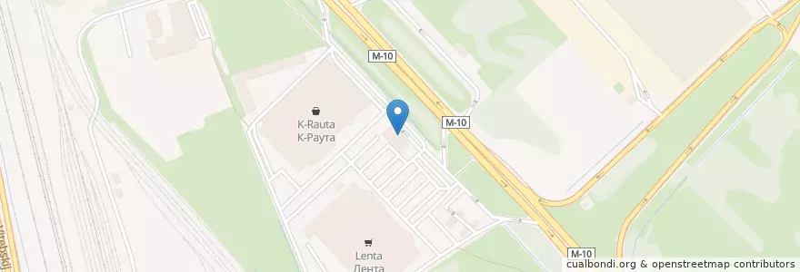 Mapa de ubicacion de МакАвто en ロシア, 北西連邦管区, レニングラード州, サンクト ペテルブルク, Пушкинский Район, Шушары.