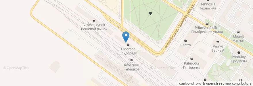 Mapa de ubicacion de МакЭкспресс en Russland, Föderationskreis Nordwest, Oblast Leningrad, Sankt Petersburg, Невский Район, Округ Рыбацкое.