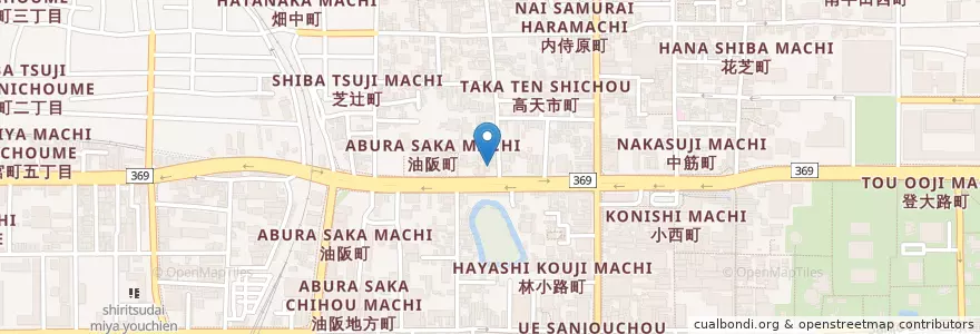 Mapa de ubicacion de 勝手神社 en Japan, 奈良県, Nara.